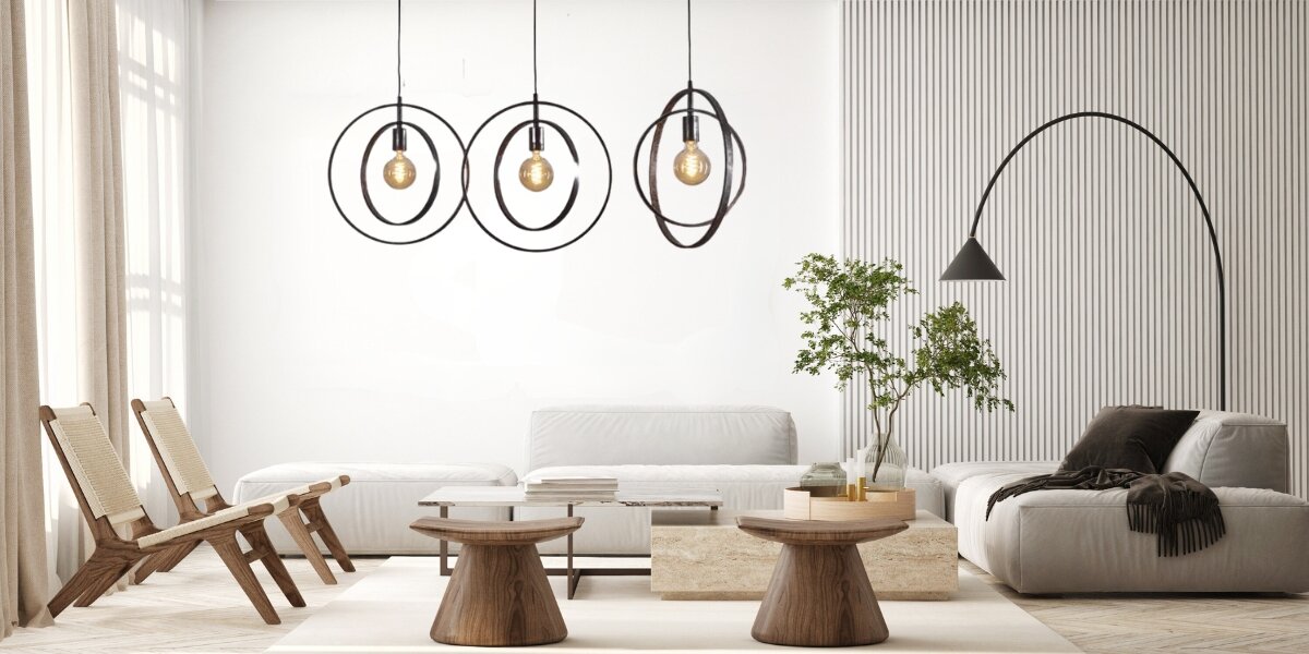Geometryczne lampy o minimalistycznym designie