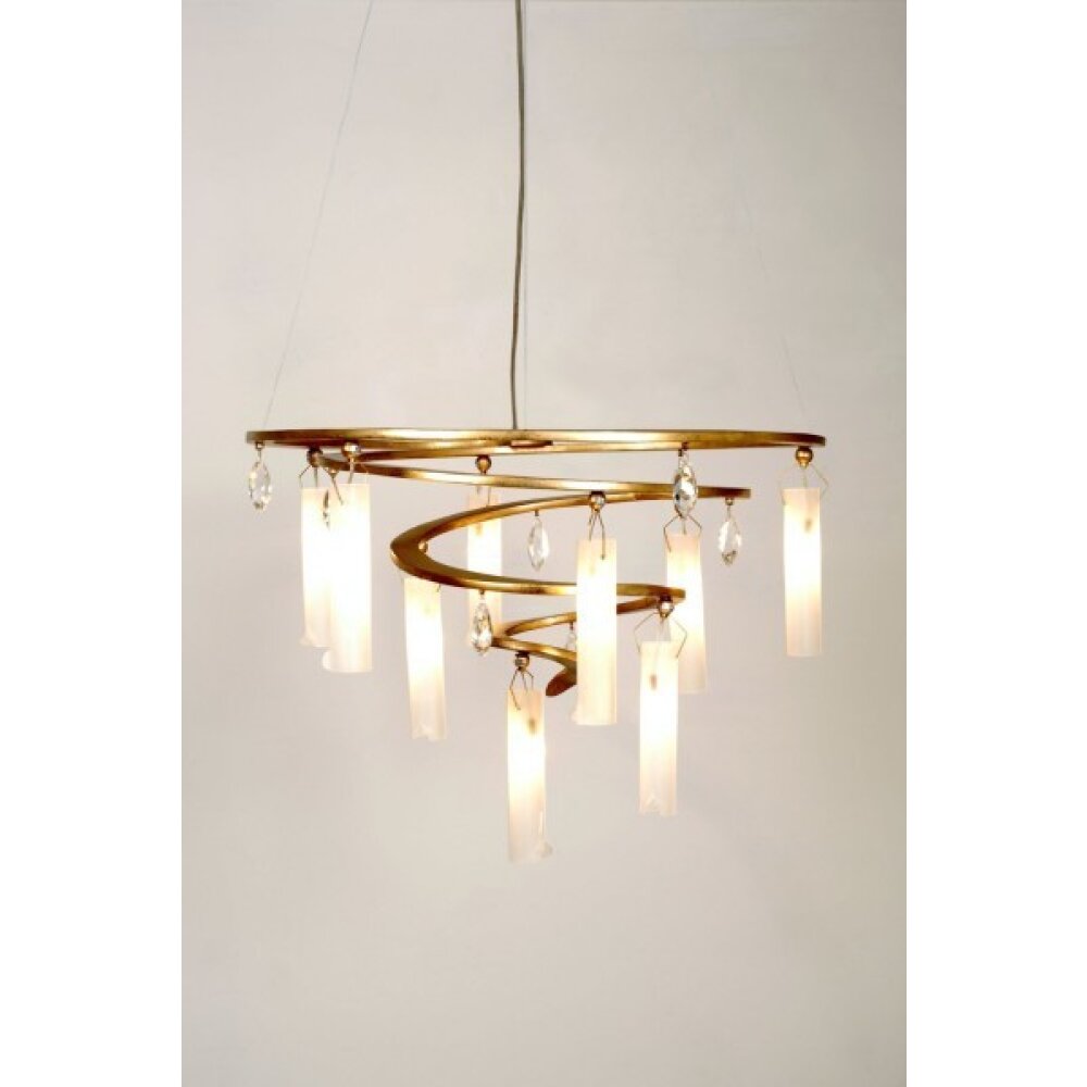 Holländer SERPENTINEN SPIRAL lampa wisząca Złoty, 9-punktowe main product photo