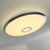 Lampa Sufitowa Alar LED Chrom, Biały, 1-punktowy, Zdalne sterowanie