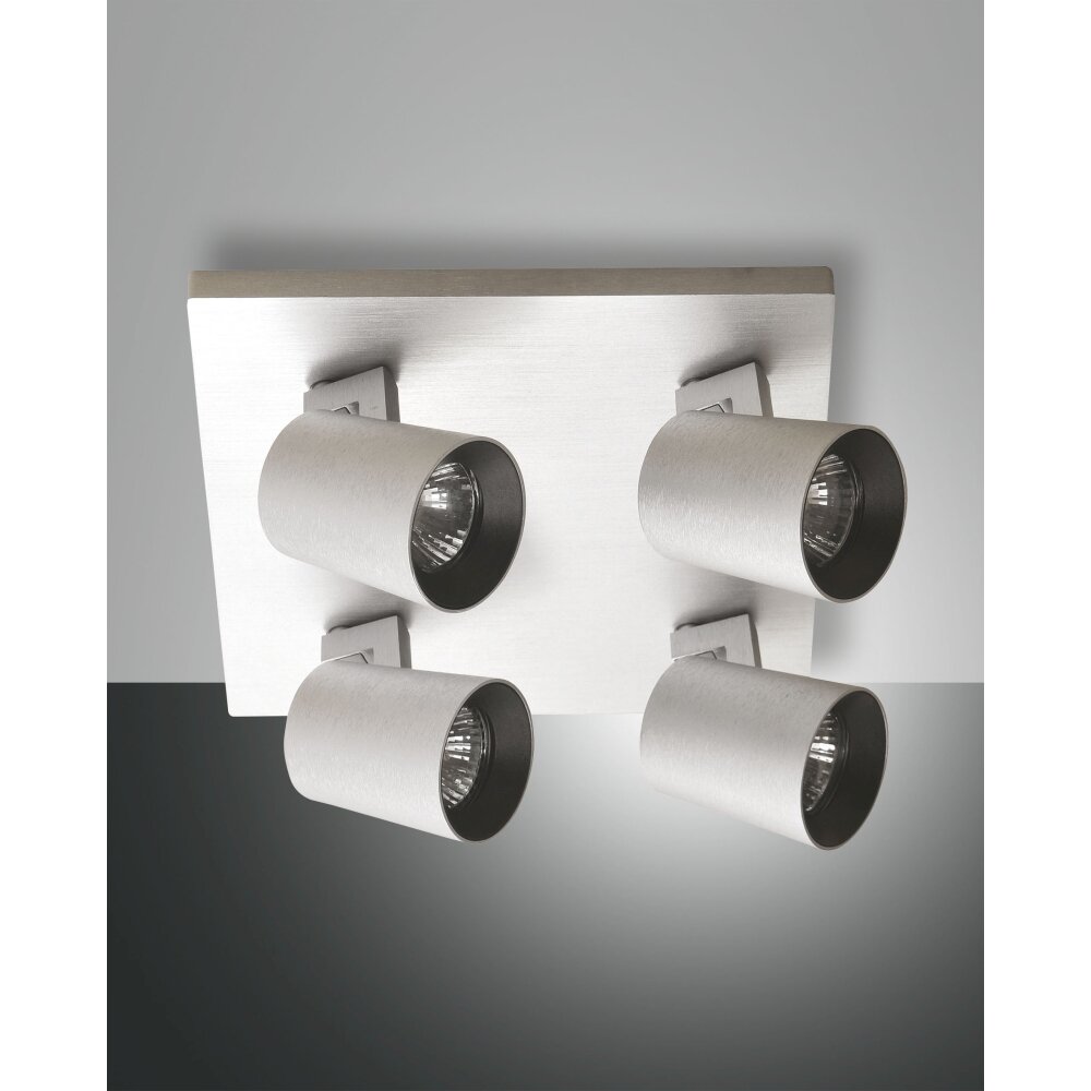 Fabas Luce Modo Lampa Sufitowa Aluminium, 4-punktowe main product photo