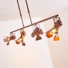Lichinga Lampa Wisząca Rdzawy, 4-punktowe