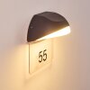 Tanguro Oświetlenie numeru domu LED Czarny, 1-punktowy