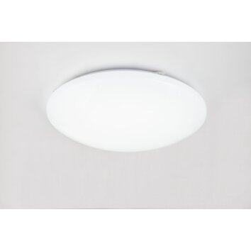 Globo ATREJU I Lampa Sufitowa LED Biały, 1-punktowy, Zdalne sterowanie, Zmieniacz kolorów