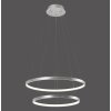 Lampa Wisząca Leuchten Direkt CIRCLE LED Srebrny, 1-punktowy