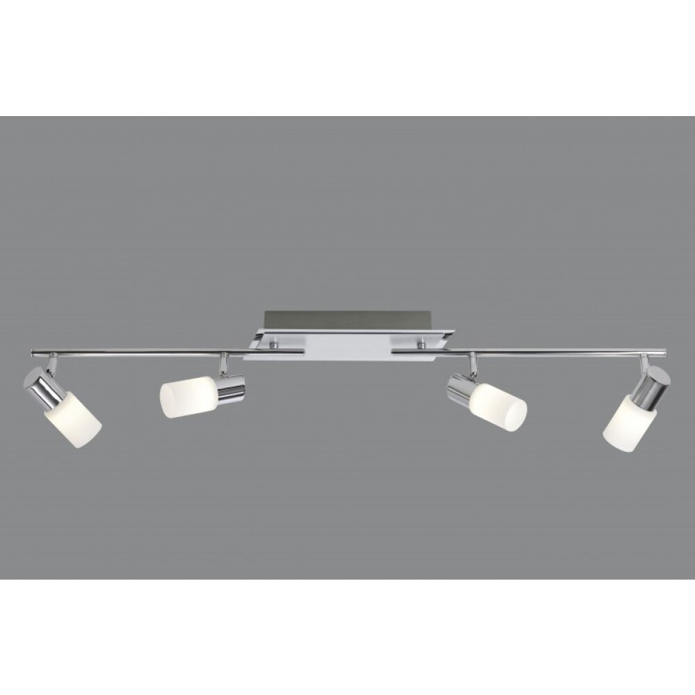 Trio 8214 lampa sufitowa LED Aluminium, Chrom, Stal nierdzewna, 4-punktowe main product photo