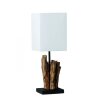 Paul Neuhaus ABUJA Lampa stołowa Ciemne drewno, 1-punktowy