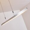 Airolo Lampa Wisząca LED Chrom, Nikiel matowy, 3-punktowe
