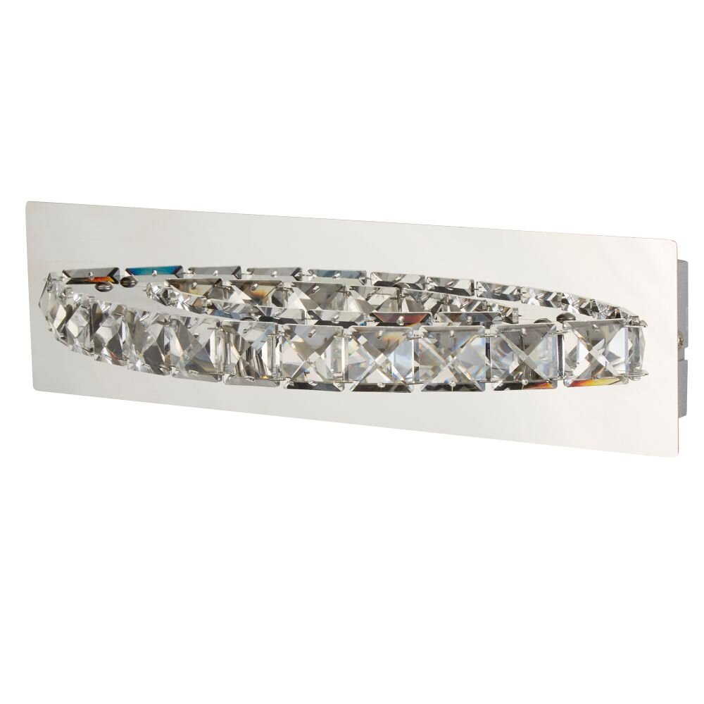 Kinkiet Searchlight CLOVER LED Chrom, Srebrny, Przezroczysty, 1-punktowy main product photo