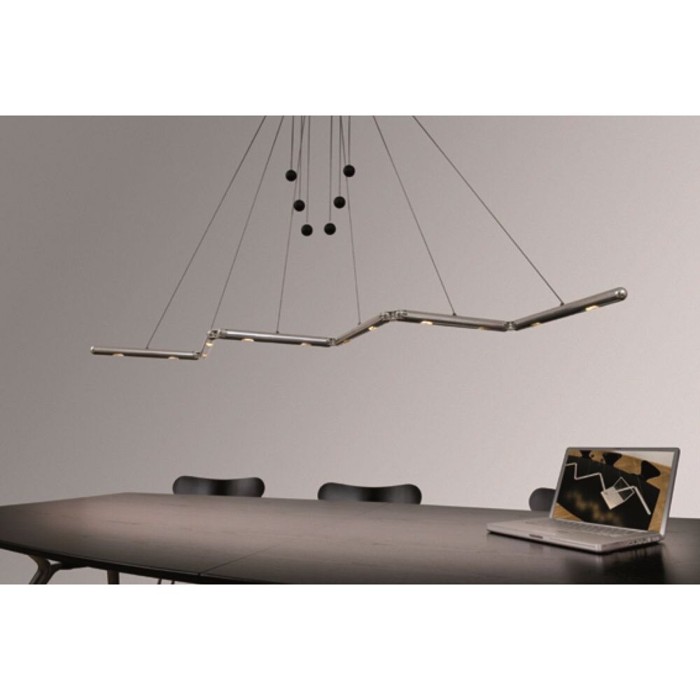 Basis-Leuchten GENUA Lampa Wisząca LED Aluminium, 6-punktowe main product photo