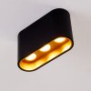 Dalarna Lampa Sufitowa LED Czarno-złoty, 1-punktowy