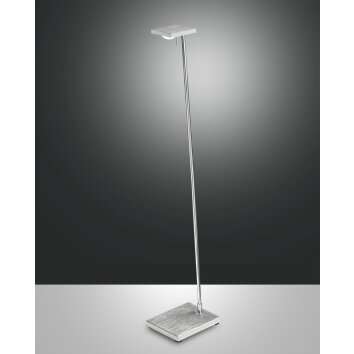 Fabas Luce Como Lampa Stojąca LED Aluminium, Chrom, 1-punktowy