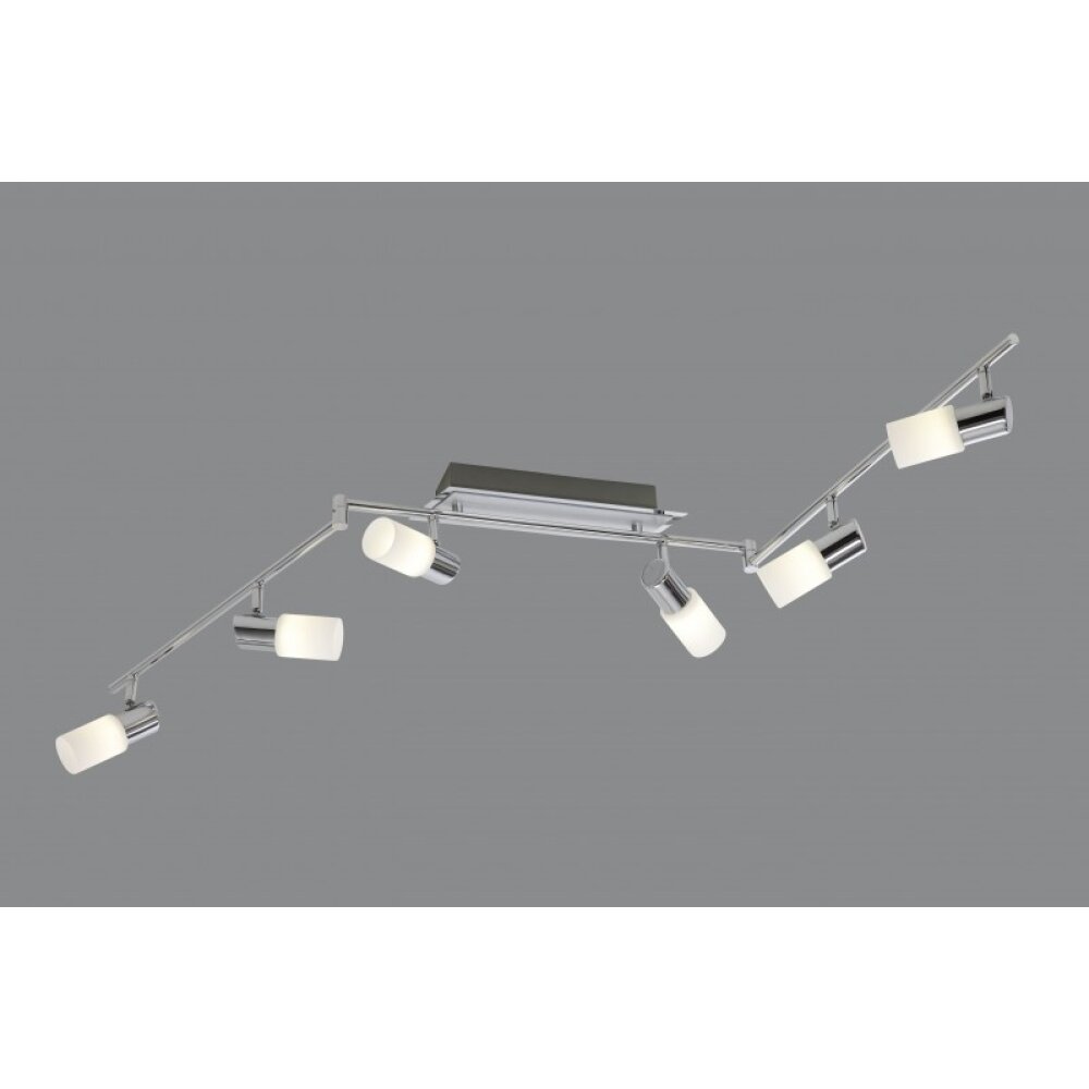Trio 8214 lampa sufitowa LED Aluminium, Chrom, Stal nierdzewna, 6-punktowe main product photo