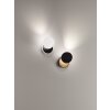 Fabas Luce Ara Lampa ścienna LED Złoty, Czarny, 1-punktowy