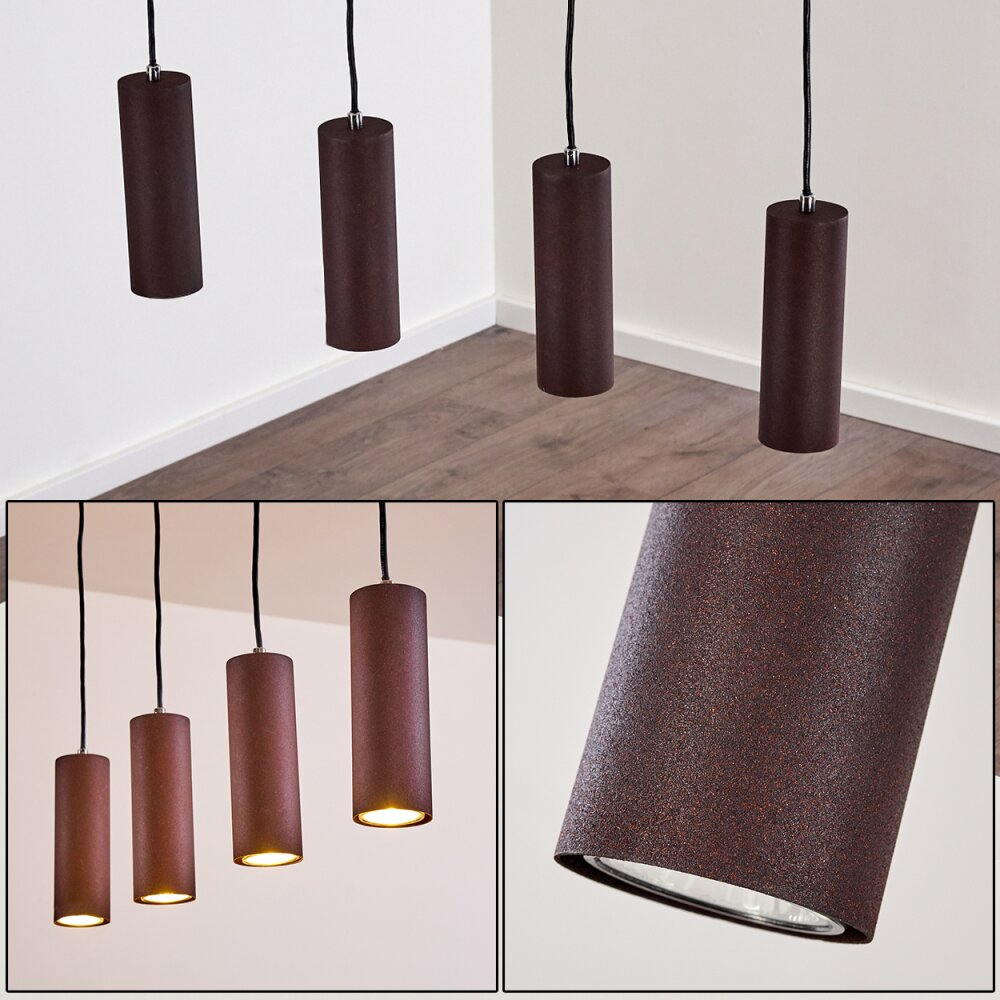 Zuoz Lampa Wisząca Rdzawy, 4-punktowe main product photo