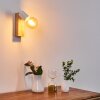 Barbengo Lampa ścienna jasne drewno, biały, 1-punktowy