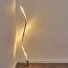 Saginaw Lampa Stojąca LED Nikiel matowy, 1-punktowy, Zdalne sterowanie, Zmieniacz kolorów