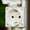 Catania zewnętrzne gniazdko elektryczne Kolor stali nierdzewnej