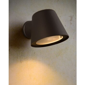 Lucide DINGO-LED lampa ścienna Antracytowy, 1-punktowy