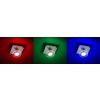 Leuchten Direkt LOLA-MIKE Lampa Sufitowa LED Stal nierdzewna, 1-punktowy, Zdalne sterowanie, Zmieniacz kolorów