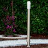 Caserta lampa stojąca, słupek ogrodowy stal nierdzewna, 1-punktowy