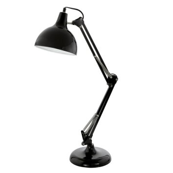 Eglo BORGILLIO lampa stołowa Czarny, 1-punktowy