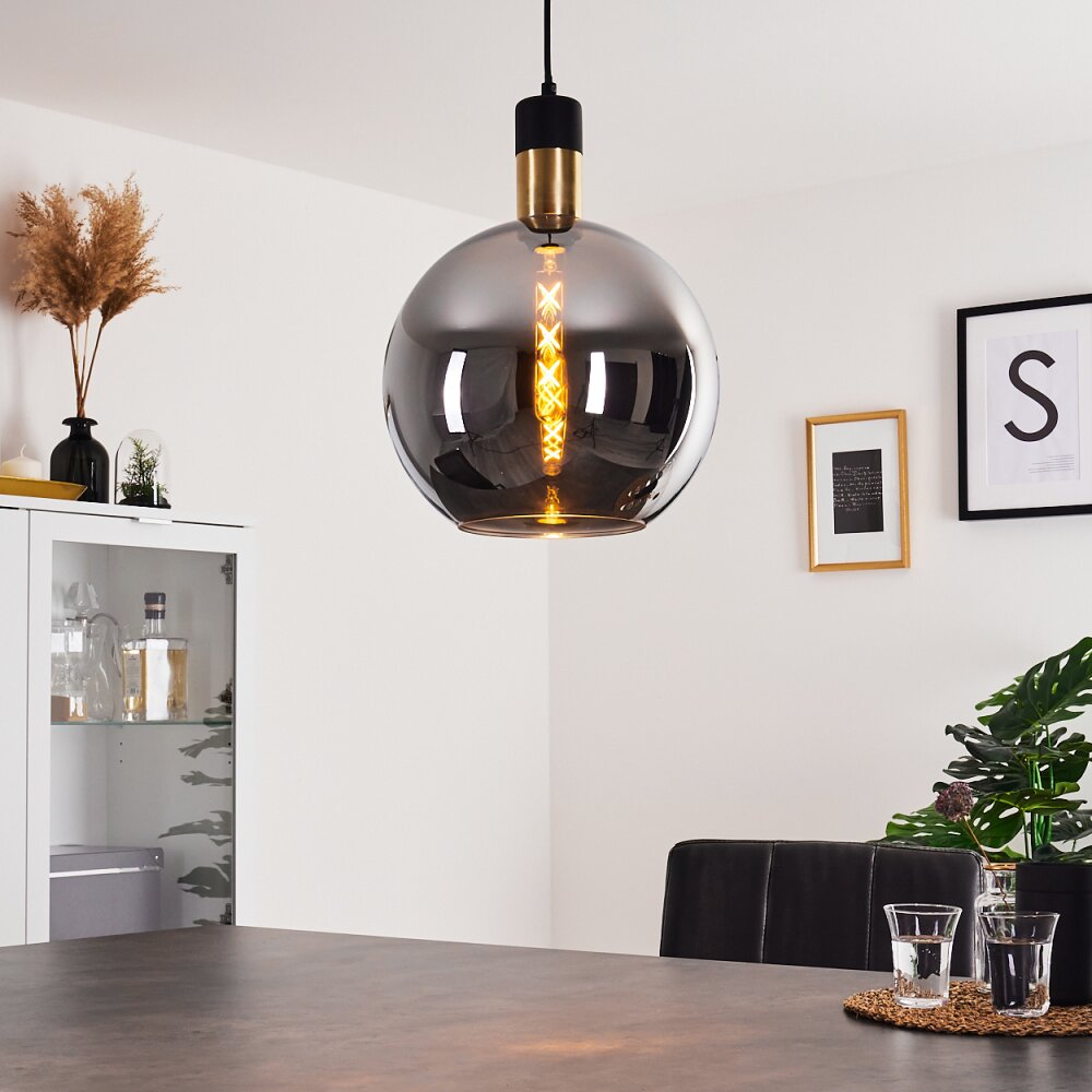 Tuvalu Lampa Wisząca Czarny, 1-punktowy main product photo