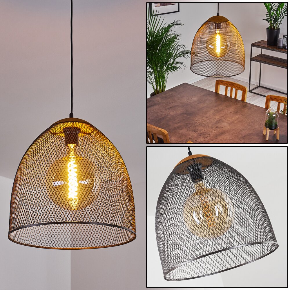 Wesa Lampa Wisząca Ciemnobrązowy, Nikiel matowy, 1-punktowy main product photo
