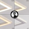 Cheka Lampa Sufitowa LED Aluminium, 3-punktowe