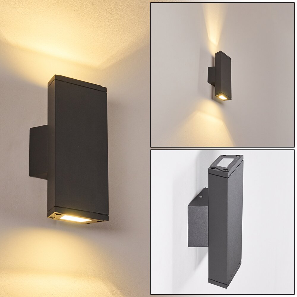Roseau Lampa ścienna LED Antracytowy, 1-punktowy main product photo