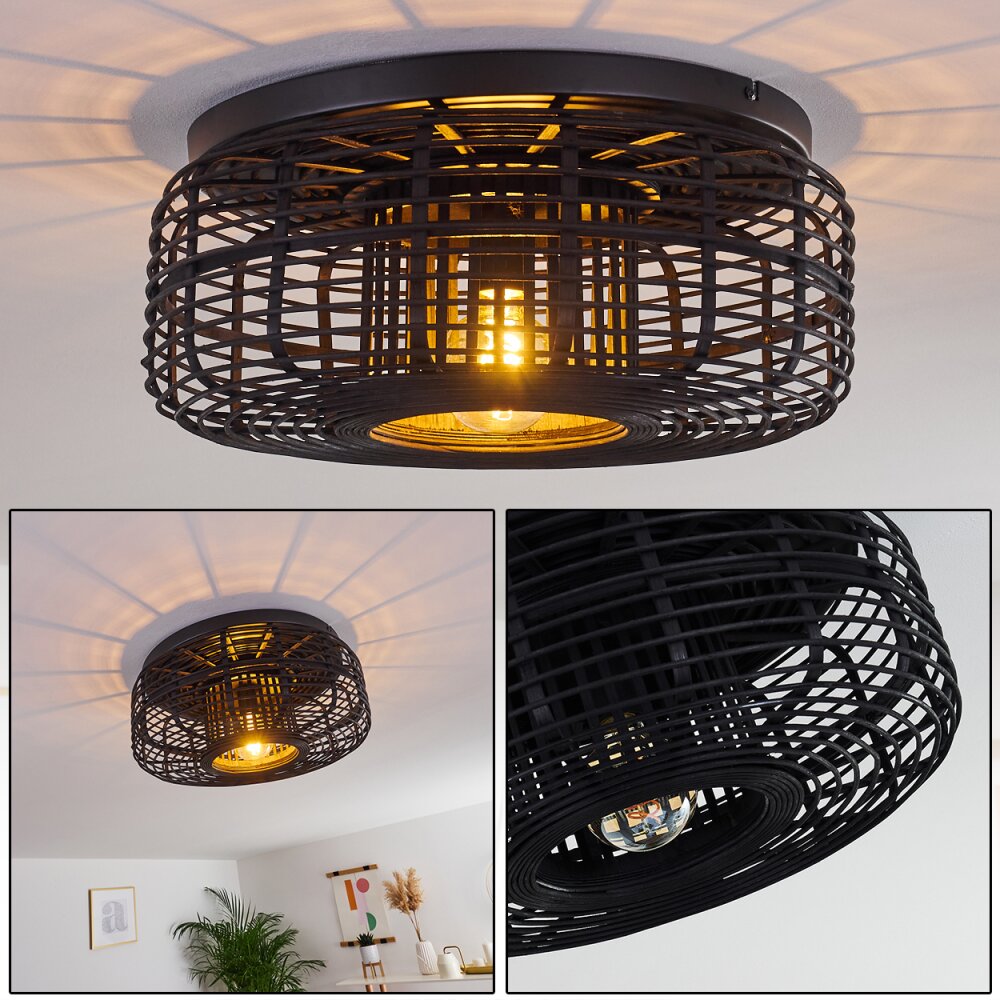 Mongolei Lampa Sufitowa Czarny, 1-punktowy main product photo