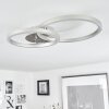Malanje Lampa Sufitowa LED Nikiel matowy, 2-punktowe