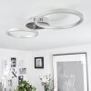 Malanje Lampa Sufitowa LED Nikiel matowy, 2-punktowe