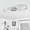 Malanje Lampa Sufitowa LED Nikiel matowy, 2-punktowe
