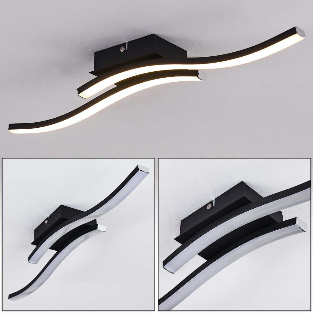 Letala Lampa Sufitowa LED Czarny, 2-punktowe main product photo