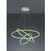 Trio Aaron Lampa Wisząca LED Nikiel matowy, 1-punktowy, Zdalne sterowanie, Zmieniacz kolorów