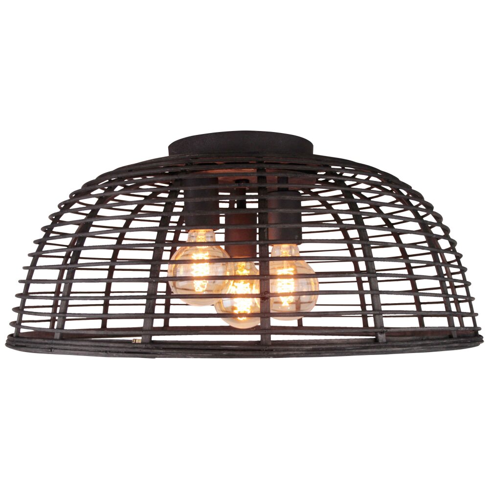 Brilliant Crosstown Lampa Sufitowa Ciemne drewno, Czarny, 3-punktowe main product photo