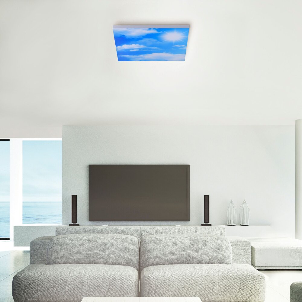 Leuchten-Direkt CLOUD Lampa Sufitowa LED Biały, 1-punktowy, Zdalne sterowanie main product photo