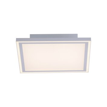 Leuchten-Direkt EDGING Lampa Sufitowa LED Biały, 2-punktowe, Zdalne sterowanie
