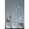 Fischer & Honsel  Sten lampa z klipsem LED Nikiel matowy, 1-punktowy, Czujnik ruchu