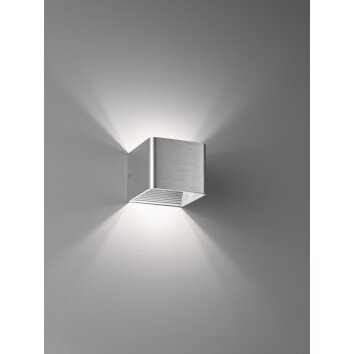 Fischer & Honsel  Dan Lampa ścienna LED Aluminium, 1-punktowy
