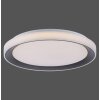 Leuchten-Direkt LOLAsmart_DISC Lampa Sufitowa LED Czarny, 1-punktowy, Zdalne sterowanie, Zmieniacz kolorów