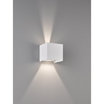 Fischer & Honsel  Wall Lampa ścienna LED Biały, 2-punktowe