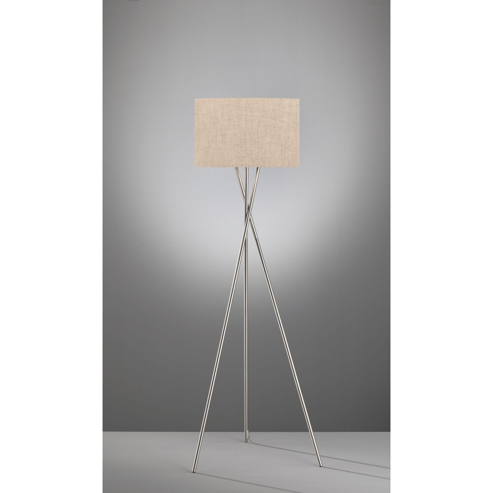Fischer & Honsel Wotan Lampa Stojąca Nikiel matowy, 3-punktowe main product photo