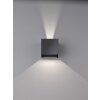 Fischer & Honsel  Wall Lampa ścienna LED Czarny, 2-punktowe