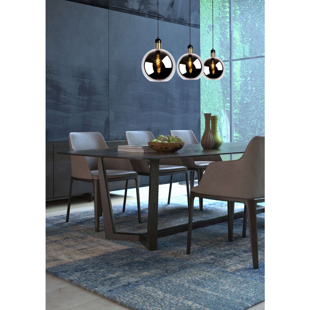 Lucide JULIUS Lampa Wisząca Czarny, 3-punktowe main product photo