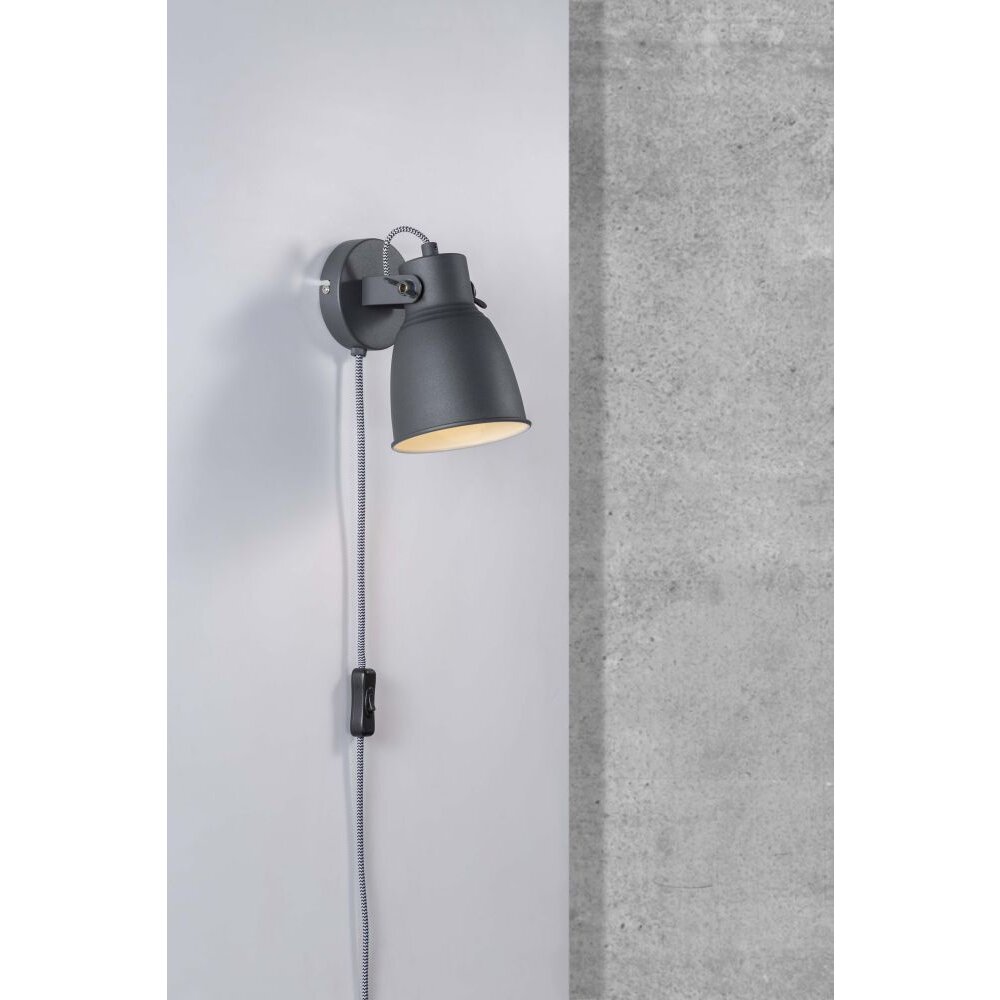 Nordlux ADRIAN Lampa ścienna Antracytowy, 1-punktowy main product photo