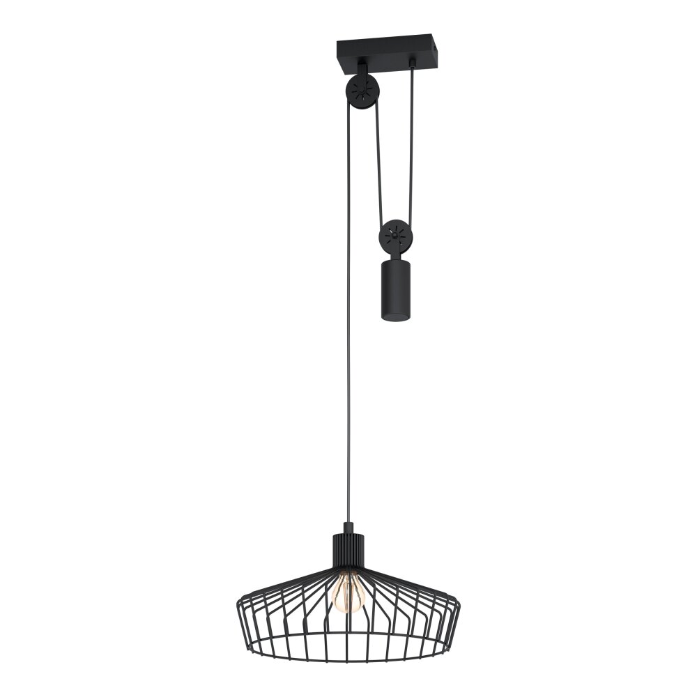 Eglo WINKWORTH Lampa Wisząca Czarny, 1-punktowy main product photo