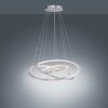 Paul Neuhaus ALESSA Lampa Wisząca LED Srebrny, 3-punktowe, Zdalne sterowanie