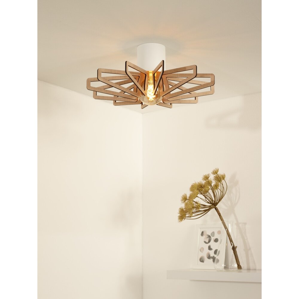 Lucide ZIDANE Lampa Sufitowa Biały, 1-punktowy main product photo