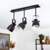 Presa Lampa Sufitowa Czarny, 3-punktowe